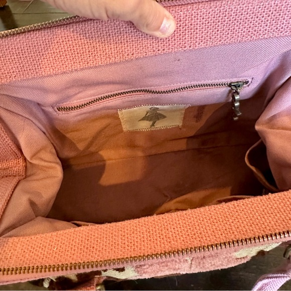 Cake By Petunia Pink & Brown Bag Diaper Bag- new without tags - Picture 7 of 8